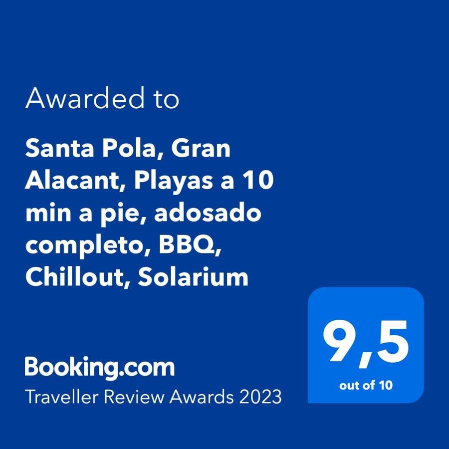 Santa Pola, Gran Alacant, Playas Cerca, Adosado Completo, Chillout, Solarium Luaran gambar